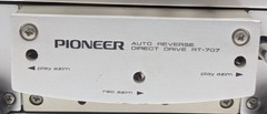 Vintage Pioneer RT-707 4-Track Stereo Reel to Reel Tape Deck Recorder – Serviced