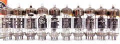 10 Nice Tested Vintage General Electric 12BY7A Black Plate Vacuum Tubes
