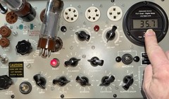 (2) Vintage Amperex “DD” Getter Brown Base EL34 6CA7 Tubes Tested @ NOS