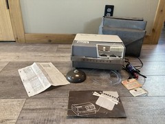 Vintage Wollensak T-1500 Reel to Reel Tape Recorder and audiotex head-demag