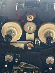 Pioneer CT-F1250 CT-F900 cassette deck Idler wheel with tire.