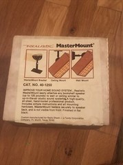 REALISTIC Master Mount Speaker Ceiling / Wall Mount Bracket 40-1250