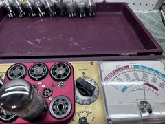Mullard GZ34 5AR4 Shield Logo Audio Rectifier Tube. Recently Cal.Hickok Tested.