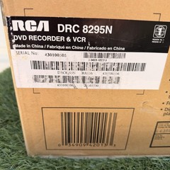 RCA DRC8295N DVD Recorder & VHS VCR 4 Head Combo, NEVER USED!