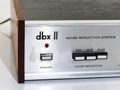 DBX MODEL DBXII 122 ORIGINAL 1970’s WORKS TESTED Silver Face Wood Case Vintage