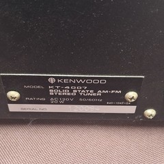 Kenwood KT-4007 AM/FM Solid State Stereo Tuner Model KT-4007