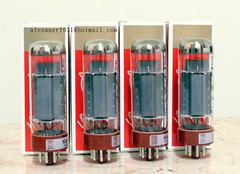 Platinum Factory Match quad Genalex Gold Lion KT-77 KT77 EL34 tubes