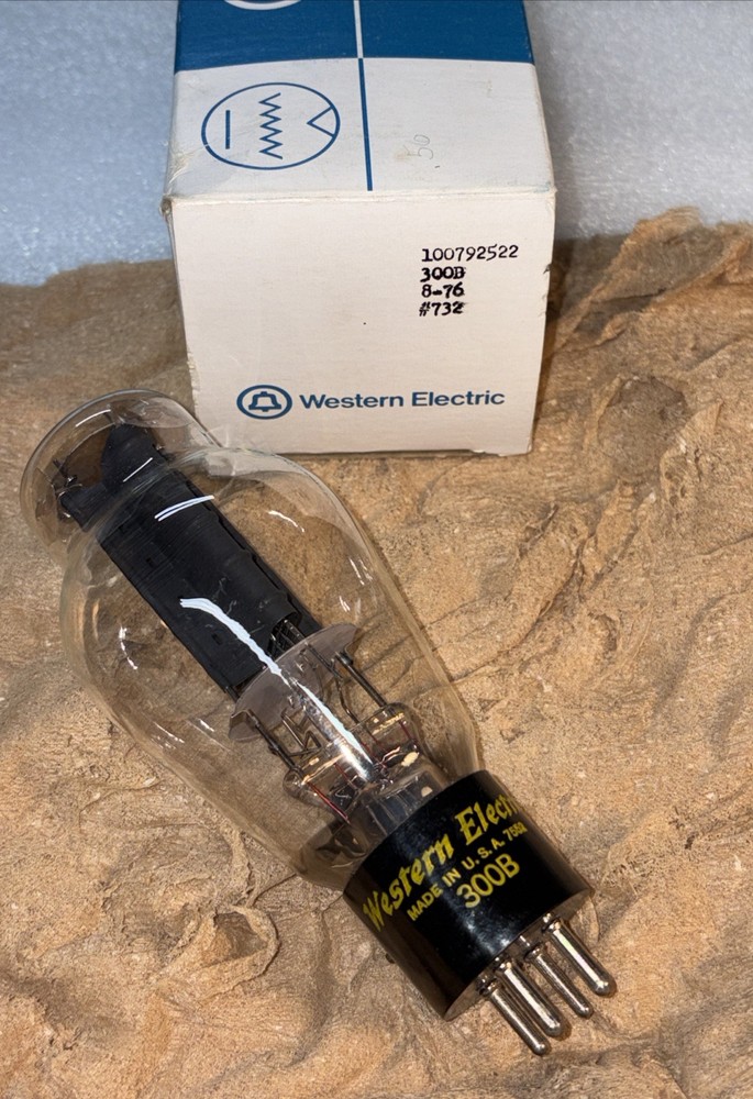 Western Electric 300B Vacuum Tube Amplitrex Tested Strong 86% 1976 W/ Box