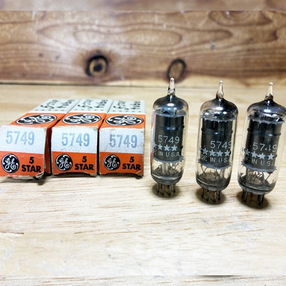 GE 5749 5 Star USA Vintage Tubes in Box (3 Available) 30-Day FREE Returns! 6BA6