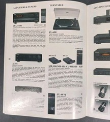 Vintage 1993 Pioneer Audio/Video Lineup Product Brochure Catalog Home Theater