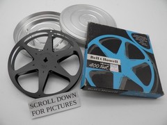 THREE BELL & HOWELL 16MM 400FT TAPE CANS NEW IN BOXES