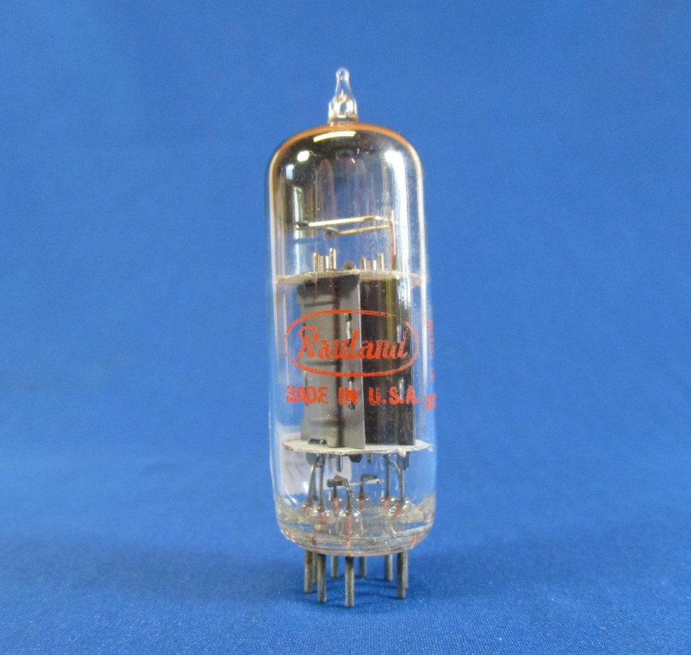 Sylvania 12BH7A Vacuum Tube Clear Top TV-7 Tested Above NOS