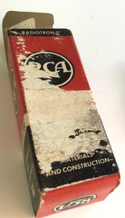 Silvertone 6V6GT Tube Smoked Glass USA Tested Good w/ Box Fender Princeton Amp