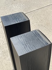 Polk Audio RT800 Vintage 1980s Stand Speakers Pair Black Gray 3.5 ft Tower Works