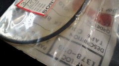Sony 3-458-206-00 Tape Counter Belt OEM Japan Vtg 1987 Rare NOS Rubber