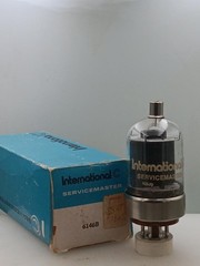 ISM USA 6146B NOS NIB 100% Black Plate Side O Getter Serious Tubes TXL3
