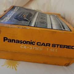 PANASONIC CX-375EU car truck rod 8-TRACK TAPE PLAYER nice working see the video