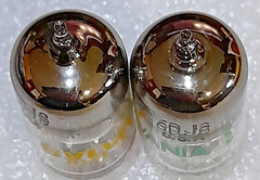 Pair 6DJ8 Sylvania NOS Vacuum Tubes, TV-7D Tested – will combine shipping