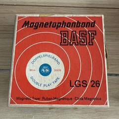 5 BASF Reel To Reel Tapes 2400 Ft With Cutter Box For Reel Tape West Germany