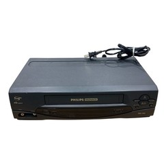 Philips Magnavox VRZ242AT22 4 Head VHS VCR VCR Plus+ VHS HQ Tested Working