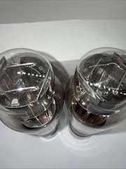 (2) Shuguang Vacuum Tubes 6N13PJ/6AS7G * Double []GETTERS * TESTED *