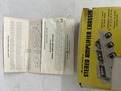 Vintage Stereo Speaker Amplifier Archer Untested NOS Open Box 277-040 Tandy READ