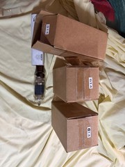 Lot of 3-GE General Electric GL-814 / 814 Vacuum Tube Made in USA w/ Box(es)