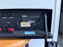 MAKE OFFER NAD 3020 Amplifier Recently Serviced Updated Faceplate read descripti