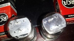 ⭐USA⭐Test NOS Matched Pair RCA 6SN7GTB 6SN7 BLACK PLATE Tube TV-7 LOT #1A+++