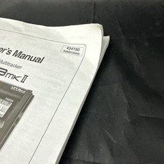 Fostex MR-8MKII Digital Multitracker OWNER’S MANUAL Original