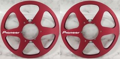One Pair 10.5” gold Pioneer Tape reel High Quality Aluminum Take Up Reel