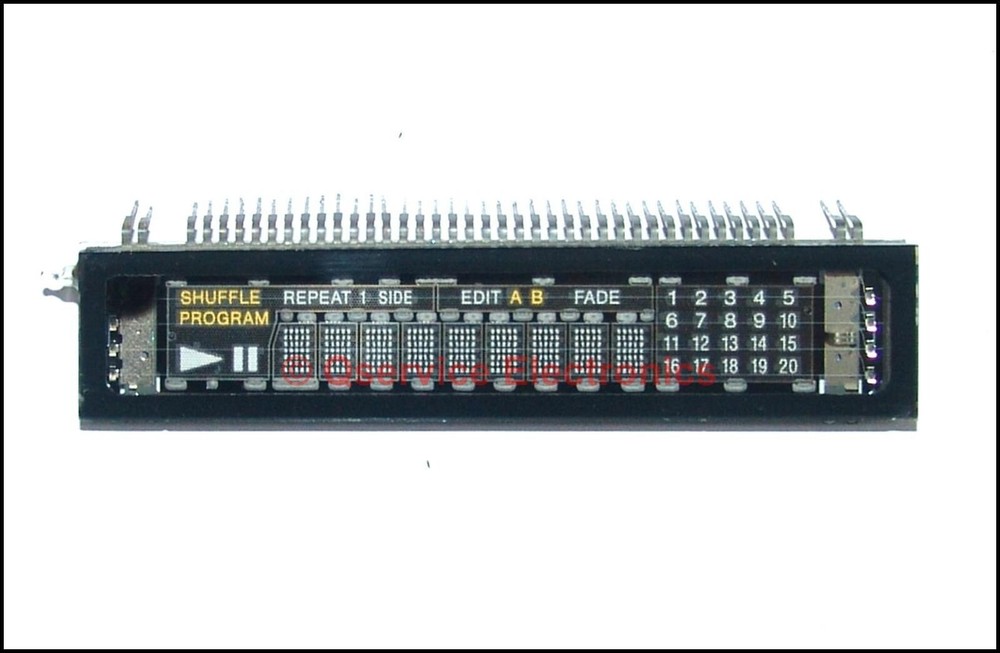 Sony CDP-EX100 CD Player VFD Tube (Futaba 11-ST-35GK) P/N 1-517-369-11