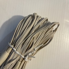 Vintage 3.5mm Mono Aux Audio Cable Headphone Jack 100 ft Long Gray. New!!!