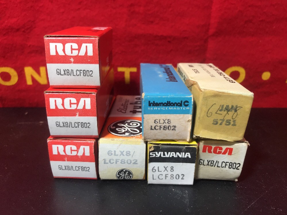 6LX8 / LCF802 Tube Various Brands Tubes ( QTY 1 tube ( more Available )