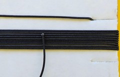 12-ft Braided Dial Cord String for Vintage Tube Radio Tuner 0.054″ (1.4mm) Black