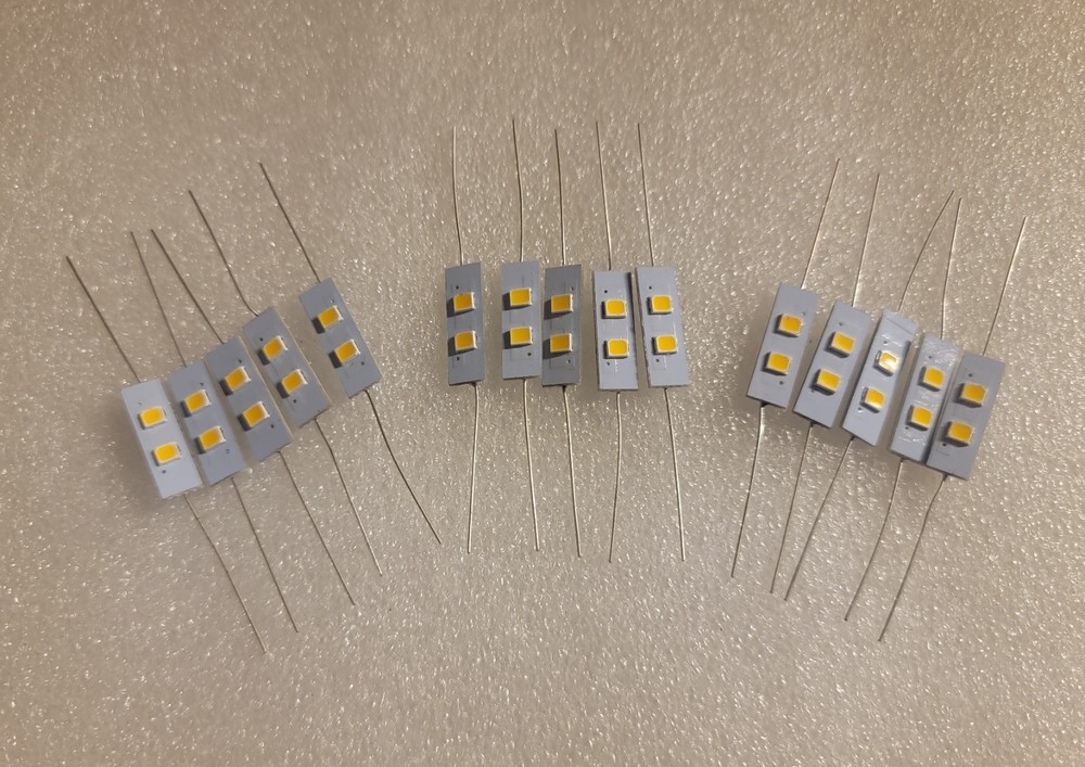 (15) WARM WHITE 8v-LED AXIAL LAMPS- Allen & Heath GL 3800 GL 4 VU METER BULBS