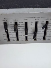 Vintage Realistic 31-1989 Seven 7 Band Graphic Equalizer EQ Untested powers on
