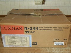 NEW LUXMAN Synthesized FM AM Stereo Receiver Amp R-341 NOS! OPEN BOX! COMPLETE!