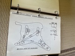 Fender Telecaster Guitar Replacement Parts List & Schematics Diagrams – Vtg Rare