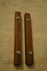 Pioneer RT-707 Side Rails, Solid Black Walnut fits RT-701 too Cheeks Beautiful