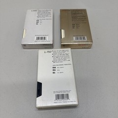 3 Sony Dynamicron L-750, 500 & ES-HG L-500 Betamax Video Tapes Beta 2 SEALED