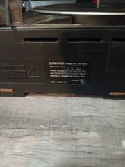 Magnavox MX 1800BK Black Integrated Compact Stereo System Record Player