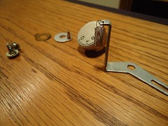 Pioneer PL-516 Stereo Turntable Part Out Anti Skate Knob And Hardware Complete