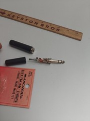 3 circuit inline Jack & Headphone Jack Archer 274-141 New NOS Vintage Adapters