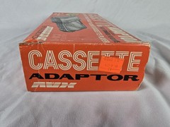 Vintage Audiovox Cassette Adaptor for 8 Track Players – In Original Box Untested