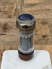 Amperex by GE EL34 6CA7 Tube XF4 DD Getter Brown Base Holland TV7 TESTED STRONG