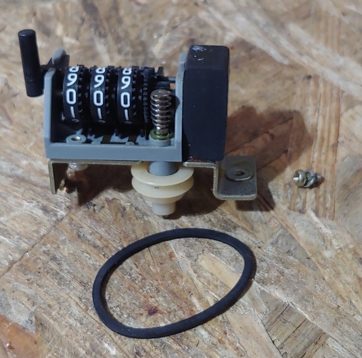 Original 1970’s PANASONIC Roller TAPE COUNTER w/BELT & Mounting SCREW