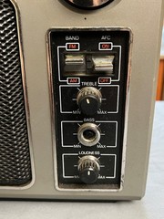 General Electric GE Superadio Long Range AM/FM 7-2880B Tested Missing Knob