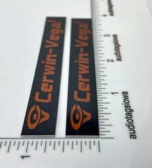 Cerwin Vega AT-15 Speaker Badge Emblem Custom Made Aluminum AT-8 AT-10 AT-12