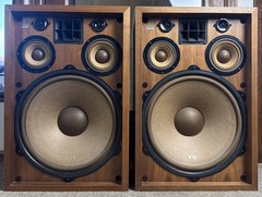 Vintage Pioneer CS-99A Speakers, 5 Way 6 Drivers 100W, Excellent Shape Tested